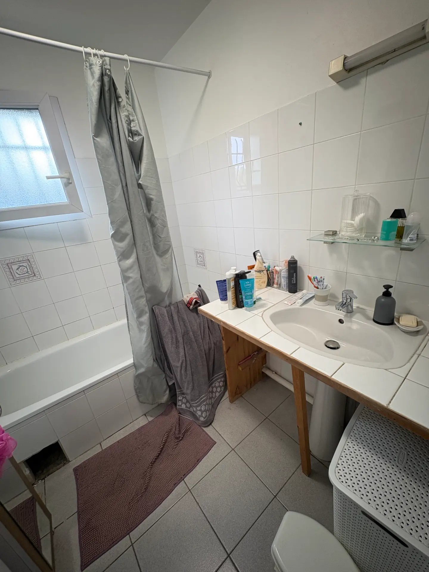 Avant : Rénovation complète d'une salle d'eau